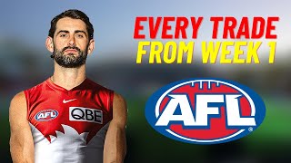 Every Trade from Week 1 of the 2023 AFL Trade Period [upl. by Vivi]