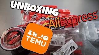 UNBOXING LEURRE ALIEXPRESS  TEMU aliexpress temu [upl. by Lolly]