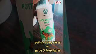 Potty training spray amp paws balm available in pet lx viral 2024dogshortvideos [upl. by Evie]