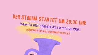 LIVE bei ALEX Berlin Eine Hommage an Melba Liston amp Sathima Bea Benjamin  Jazz am Helmholtzplatz [upl. by Ryan]