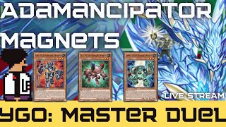 Yugioh Tournament  Magnets  Adamancipators  Love  Lex Plays  YuGiOh Master Duel Ranked [upl. by Killen]