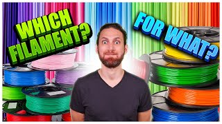 The 5 Filament Types You Need to Know And What Theyre Good For [upl. by Innus762]