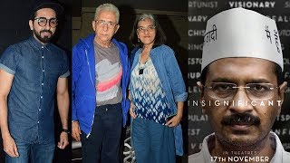 An Insignificant Man Documentary Films Special Screening  Naseeruddin Shah Ayushmann Khurrana [upl. by Crispen]