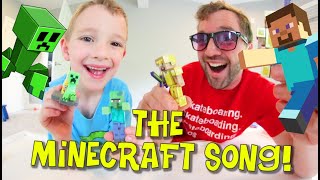 Father amp Son Sing THE MINECRAFFT SONG  Creepers Creepers [upl. by Giarg241]