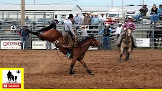 Bronc Riding  2022 West Texas Ranch Rodeo  Saturday [upl. by Downes201]