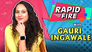 Rapid Fire With Gauri Ingawale  Panghrun  Mahesh Manjrekar [upl. by Naletak]