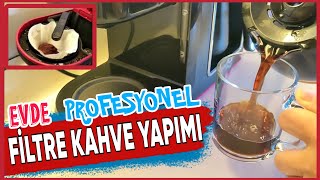 Karaca Kahve Makinesi Filtre Kahve Yapımı 👉 Kolay Kahve Yapımı 👉 Filtre Kahve Kolay Tarif [upl. by Fernas809]