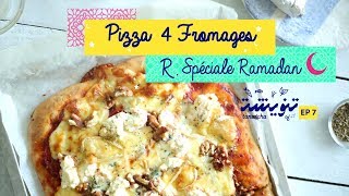 Recette toooopp  Pizza 4 fromages🍕🧀  بيتزا الأجبان الأربعة [upl. by Parish]