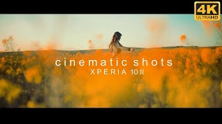 Sony Xperia 10 ii  4K Cinematic Shots  shoton xperia 10 II [upl. by Hnirt162]