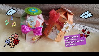 originale  AH oui  très originale 😂🥰boite à bougie scrapbooking tutoboitescrap boitebougie [upl. by Barber]