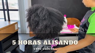 PASSEI 5 HORAS ALISANDO ESSE CABELO  DEU MUITO TRABALHO ALISAR ESSE CABELO  SELAGEM PERFECT LISS [upl. by Ellmyer685]