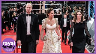 Duke and Duchess of Cambridge Arrive at the BAFTAs in London [upl. by Rosenwald532]