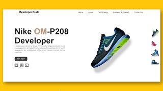 04  Building a Websites Landing page using HTML CSS amp JS  Frontend Project [upl. by Finkelstein]