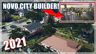 CITYSTATE II — NOVO JOGO DE GERENCIAR CIDADE primeiras impressões Gameplay PTBR [upl. by Ahidam]