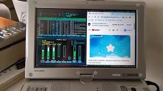 Flybook v33i Running Debian 10 with I3 WM and Google Chrome on Youtube [upl. by Elyssa949]