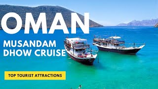 Oman Musandam Dhow Cruise  Perfect Weekend Trip  Musandam Dibba  Snorkeling  Fishing  Adventure [upl. by Margaux]