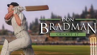 PLAYING DON BRADMAN CRICKET 🏏 THRILLING MATCH 😀 [upl. by Briant]