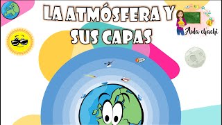 La Atmósfera y sus capas  Aula chachi  Vídeos educativos para niños [upl. by Ibocaj]