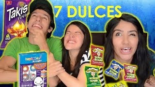 RETO 7 dulces PICOSOS AMARGOS Y ÁCIDOS  Reto Polinesio [upl. by Ezana]