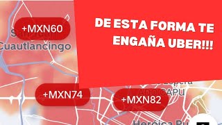 Activa la tarifa dinámica en Uber adiós a los mapas grises [upl. by Trumaine]