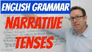 English grammar  Narrative tenses  gramática inglesa [upl. by Nicol317]