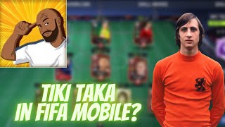 HOW TO DO TIKITAKA IN FIFA MOBILE 22 [upl. by Sirad]