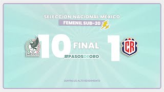 RESUMEN México 101 Costa Rica  Sub 20 Femenil [upl. by Asen]