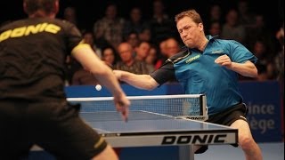 ITTF Legends Tour Highlights JanOve Waldner Vs Jorgen Persson 12 FINAL [upl. by Nivlag710]