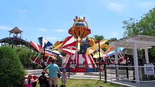 Ride testing at Seabreeze Amusement Park Windstarz June 2024 [upl. by Carmelita439]