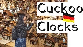 How German Cuckoo Clocks look like  visiting 1000 clocks in Triberg Black Forest  Travel Vlog [upl. by Elrahc]