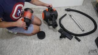 Multi Cyclonic Vacuum Cleaner  Easyhome Aldi [upl. by Ahsilef]