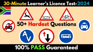 30 Minutes of Tough Learners License Test Questions  Can You Pass 2024 Real Test [upl. by Blanche575]