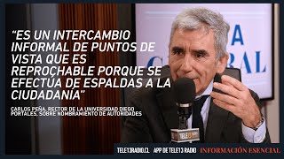 Entrevista con el rector de la UDP Carlos Peña [upl. by Nadiya]