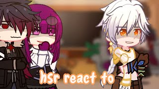 honkai starrail react to Nbyn as aether  hsr react to  part 13 [upl. by Alegnasor]