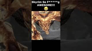 Skyrim So Fg AWESOME 😭 skyrim skyrimanniversary elderscrolls shorts [upl. by Eisteb482]