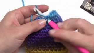 How to Crochet Center Single Crochet or Waistcoat Stitch Right Handed [upl. by Ariak]