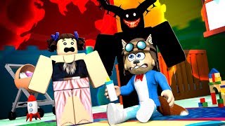 Una GUARDERÍA muy TERRORÍFICA Pero absurda 😂  Daycare  ROBLOX Camping [upl. by Carpio]