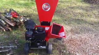 DR 208cc 95 chipper shredder review [upl. by Blumenthal407]