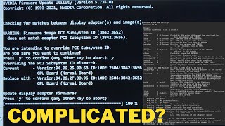 My attempt at Nvidia bios flashing [upl. by Kelsy]