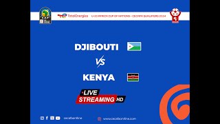 KENYA vs DJIBOUTI Live  U20 Africa Cup of Nations AFCON CECAFA Qualifiers 2024 [upl. by Ielak34]