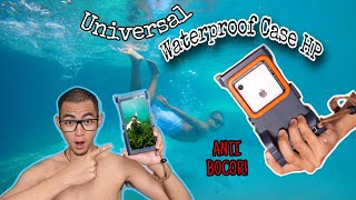 NO GOPRO NO PROBLEM REVIEW SHELLBOX WATERPROOF DIVING CASE UNTUK MENYELAM  AlatNgonten2 [upl. by Chiaki16]