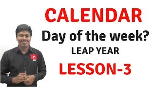 CalendarReasoningDay of the WeekLeap Year Lesson3 [upl. by Niamor]