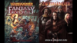 Gaming Monk Review 21 Warhammer Fantasy Roleplay 4th Edition vs Zweihander [upl. by Aihsatsan494]