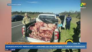 Subcrio Elseser  En helicóptero un productor persiguió a ladrones que le robaron animales [upl. by Stromberg]