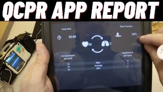 How to use QCPR Training App to obtain live and summative feedback report for BLS and ACLS CPR [upl. by Olnton]