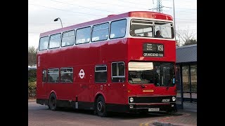 2122017 London Transport M1 MCW Metrobus Mk1 THX101S  Ensignbus Running Day 2017  Route X55 [upl. by Jariv]