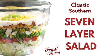 Southern Seven Layer Salad [upl. by Rori38]