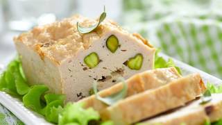 Recette  Terrine poulet pistaches [upl. by Nomma]