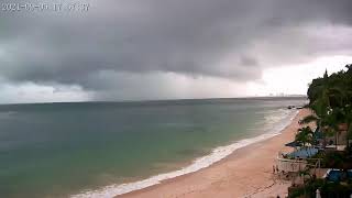 Puerto Vallarta Wall of rain over airport and Punta de Mita  Live Webcam capture [upl. by Amelina188]