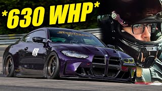 TOO MUCH 630 WHP BMW M4 v Supercar Train  Nürburgring [upl. by Laban]